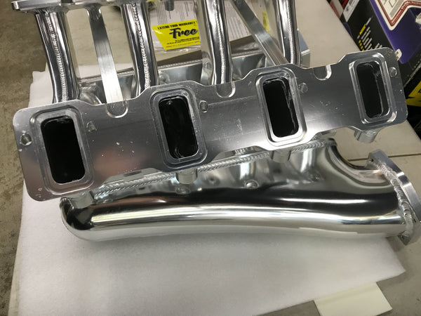 HOLLEY SNIPER 822241 EFI FABRICATED INTAKE MANIFOLD DUAL PLENUM 102MM GM LS3/L92, AND FUEL RAIL KIT - SILVER