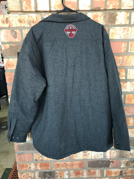 Speedshop Apparel - Speedshop Rugged Elements Men's Insulated Shirt Jacket with optional flag patchs
