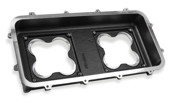 HOLLEY 300-223BK HI-RAM MANIFOLD TOP - 2 X 4500 CARBS TOP - BLACK