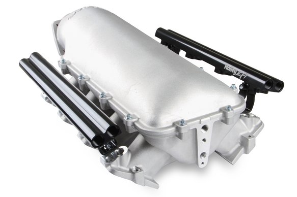 Holley EFI 300-624 Dual Fuel Injector LS1 2 & 6 Lo-Ram Top-Feed Intake Manifold