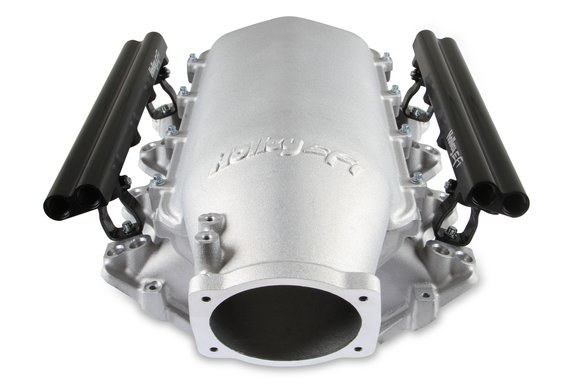 Holley EFI 300-624 Dual Fuel Injector LS1 2 & 6 Lo-Ram Top-Feed Intake Manifold