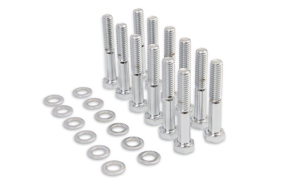 MR. GASKET INTAKE MANIFOLD BOLT SET - CHROME