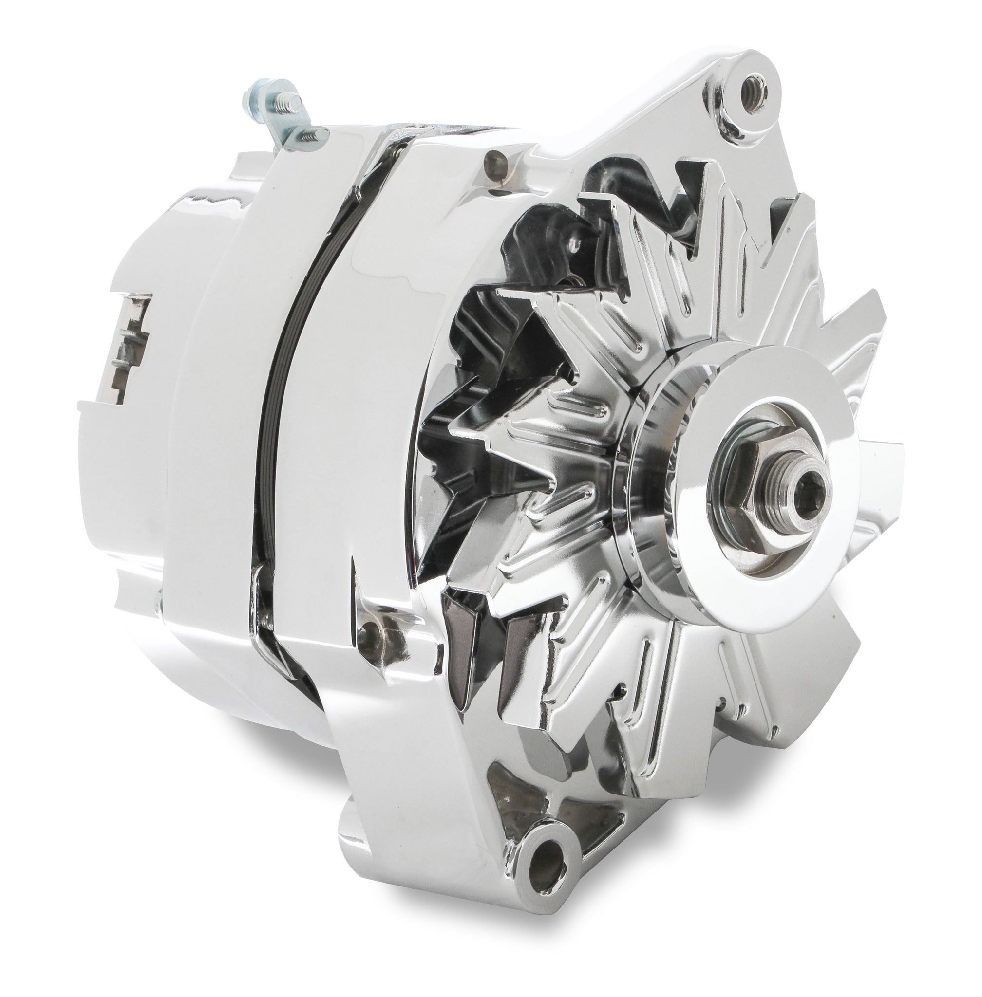 MR. GASKET CHROME ALTERNATOR-EARLY GM DELCO 80 AMP