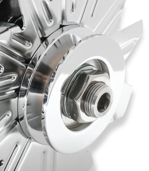 MR. GASKET CHROME ALTERNATOR-EARLY GM DELCO 80 AMP