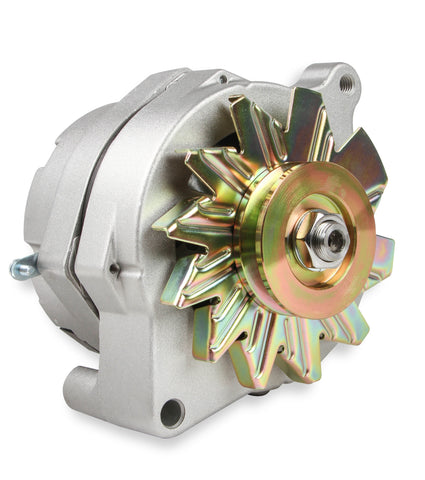 MR. GASKET 1-WIRE ALTERNATOR - 100 AMP - NATURAL FINISH