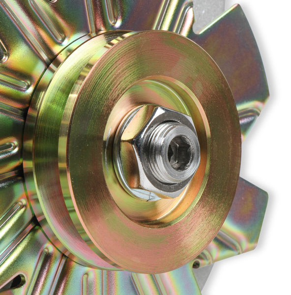 MR. GASKET 1-WIRE ALTERNATOR - 100 AMP - NATURAL FINISH