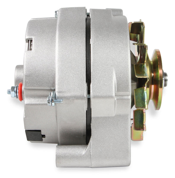 MR. GASKET 1-WIRE ALTERNATOR - 100 AMP - NATURAL FINISH