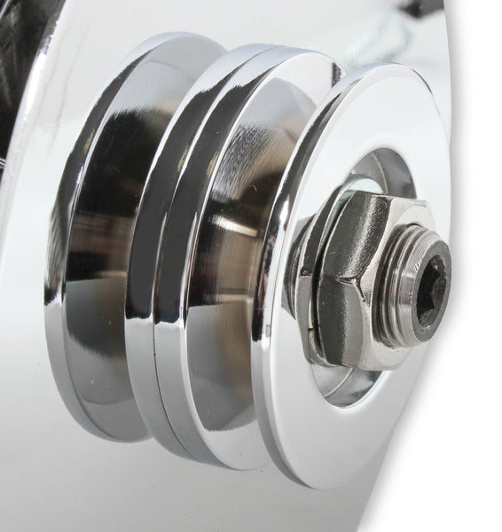 MR. GASKET 5124 CHROME ALTERNATOR FORD 80 AMP