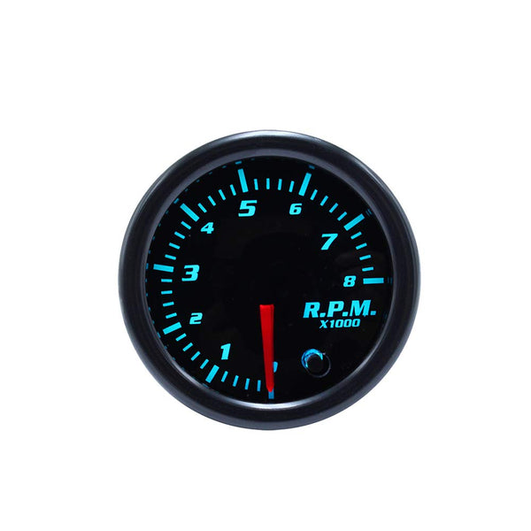 2" Tachometer 52mm Tacho Gauge 7 Color Tinted Meter