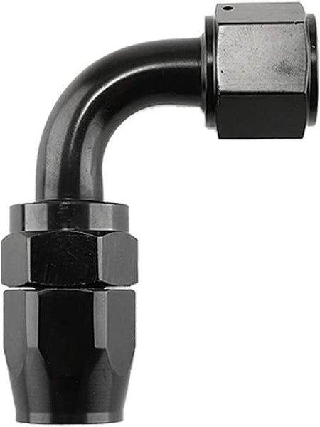 Top10 Racing 20Ft 8AN 1/2" Fuel Line Swivel Fitting Kit 10PC and Nylon Braided CPE Oil Hose Universal Black