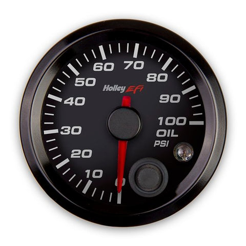 Holley 553-127 Oil Pressure Gauge - Standard 2-1/16" Size - CAN.