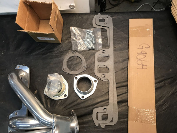 SUM-G9064-1 Block Hugger headers 1923-49 Mopar Small Block LA, 273 318 340 360
