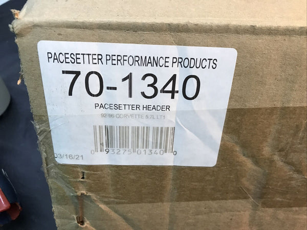 Pace Setter Performance 70-1340 Headers Shorty Steel Painted For Corvette 92-96