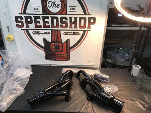 Speedmasters PCE316-1019 Black Exhaust Headers For 67-81 Chevelle Camaro SBC 350