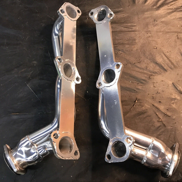 Ford Flathead V8 1932-34 & 1949-54 Mercury Cars Silver Coated Headers Sanderson FH1-SEC