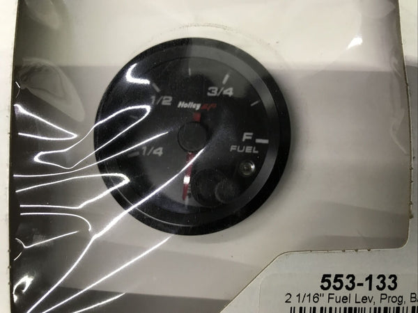 Holley EFI 553-133 Holley EFI Fuel Level Gauge Black 2 1/16 Programmable