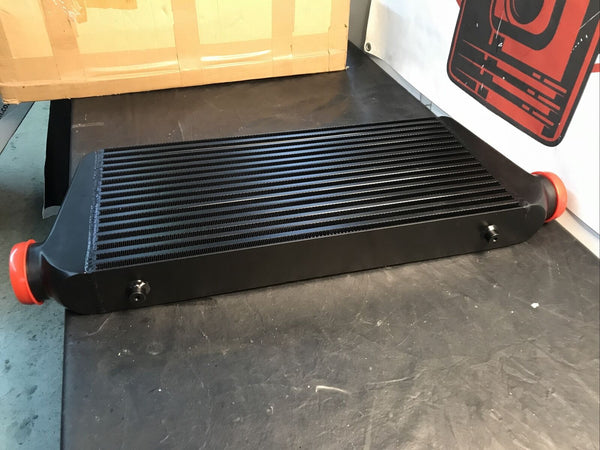 FB607B Frostbite Intercooler Universal 23.5" X 11" X 3" core 3" In/Out black