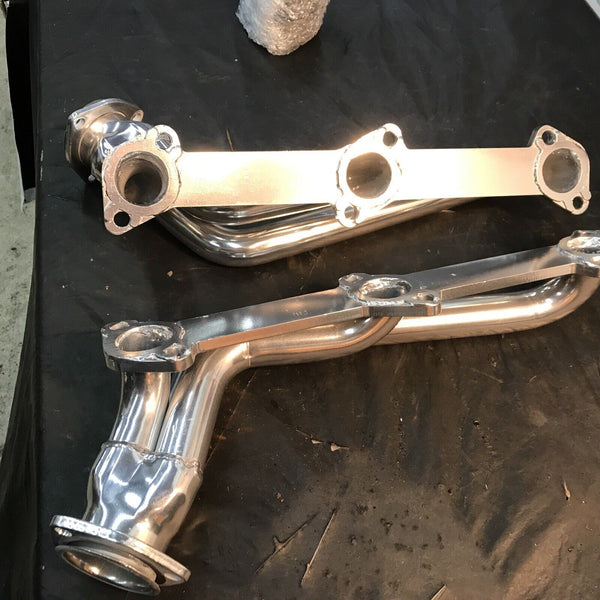 Ford Flathead V8 1932-34 & 1949-54 Mercury Cars Silver Coated Headers Sanderson FH1-SEC