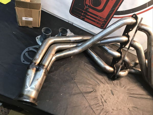 Patriot Exhaust H8035 2" Tri-5 Header for 1955-1957 Big Block Chevrolet Raw Steel
