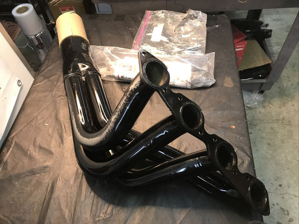 Schoenfeld 2348 Chevy Truck Pulling Fender Well Exit Headers Big Block Chevy 2-1.