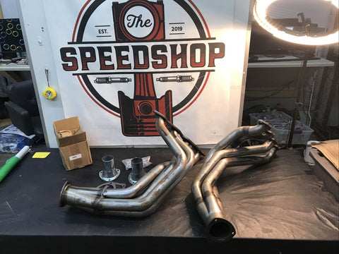 Patriot Exhaust H8035 2" Tri-5 Header for 1955-1957 Big Block Chevrolet Raw Steel