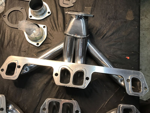 SUM-G9064-1 Block Hugger headers 1923-49 Mopar Small Block LA, 273 318 340 360