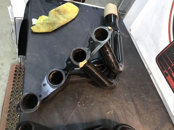 Schoenfeld 2348 Chevy Truck Pulling Fender Well Exit Headers Big Block Chevy 2-1.