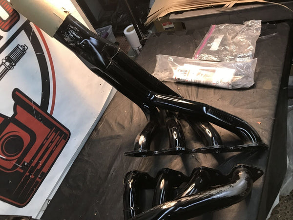 Schoenfeld 2348 Chevy Truck Pulling Fender Well Exit Headers Big Block Chevy 2-1.