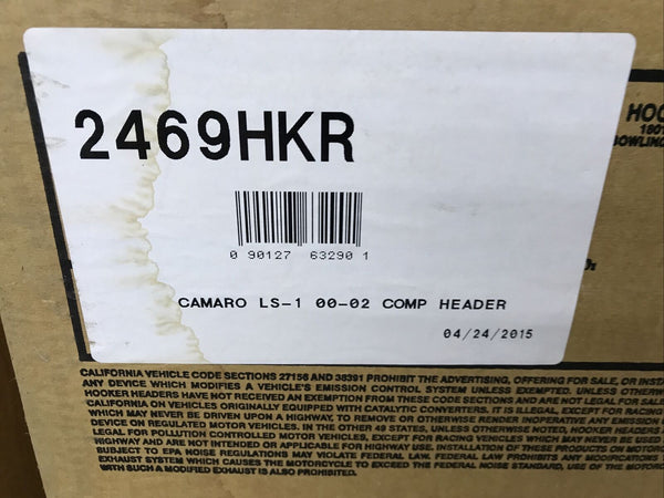 Hooker Headers 2469HKR Super Competition Long Tube 00-02 Camaro Firebird Trans Am LS1
