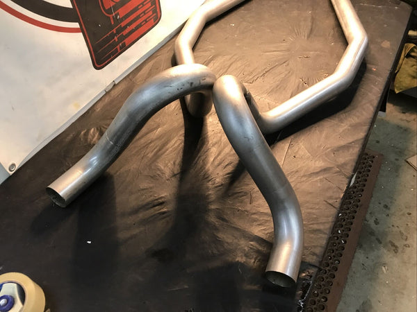 Flowmaster 15817 Aluminized Steel 2.5" Pre-Bent Tailpipes for 78-88 GM G-Body