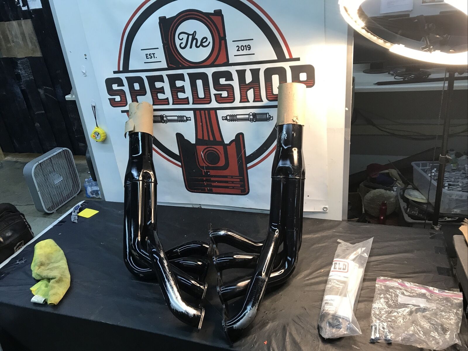 Schoenfeld 2348 Chevy Truck Pulling Fender Well Exit Headers Big Block Chevy 2-1.