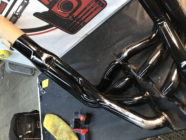 Schoenfeld 2348 Chevy Truck Pulling Fender Well Exit Headers Big Block Chevy 2-1.