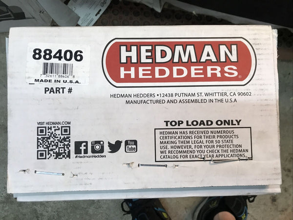 Hedman 88406 Standard Duty HTC Coated Shorty Headers 62-77 Ford/Mercury 260-302