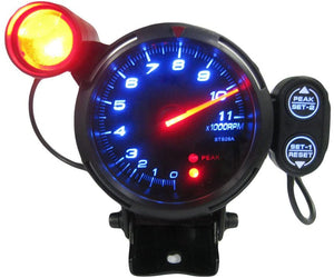 Shkalacar 3.5 Inch 12V Car Tachometer Gauge Kit K1434