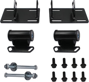 LOSTAR Engine Mount Adapter Plates Urethane Swap Kit for 1982-2005 Sonoma S10 LSx LS1 LS2 LS 4.3L 14005KU