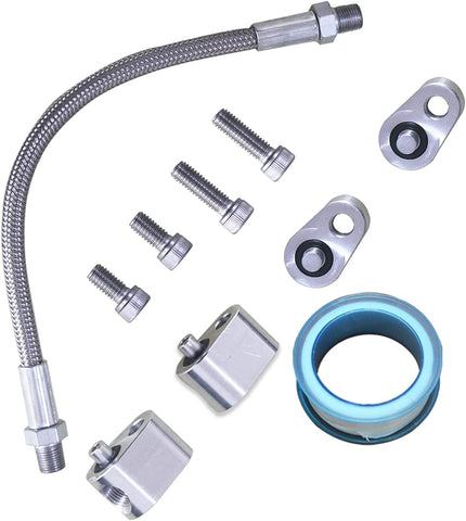MSCRP LS Throttle Body Bypass Hose kit LS Coolant / Steam Port Crossover Hose Kits