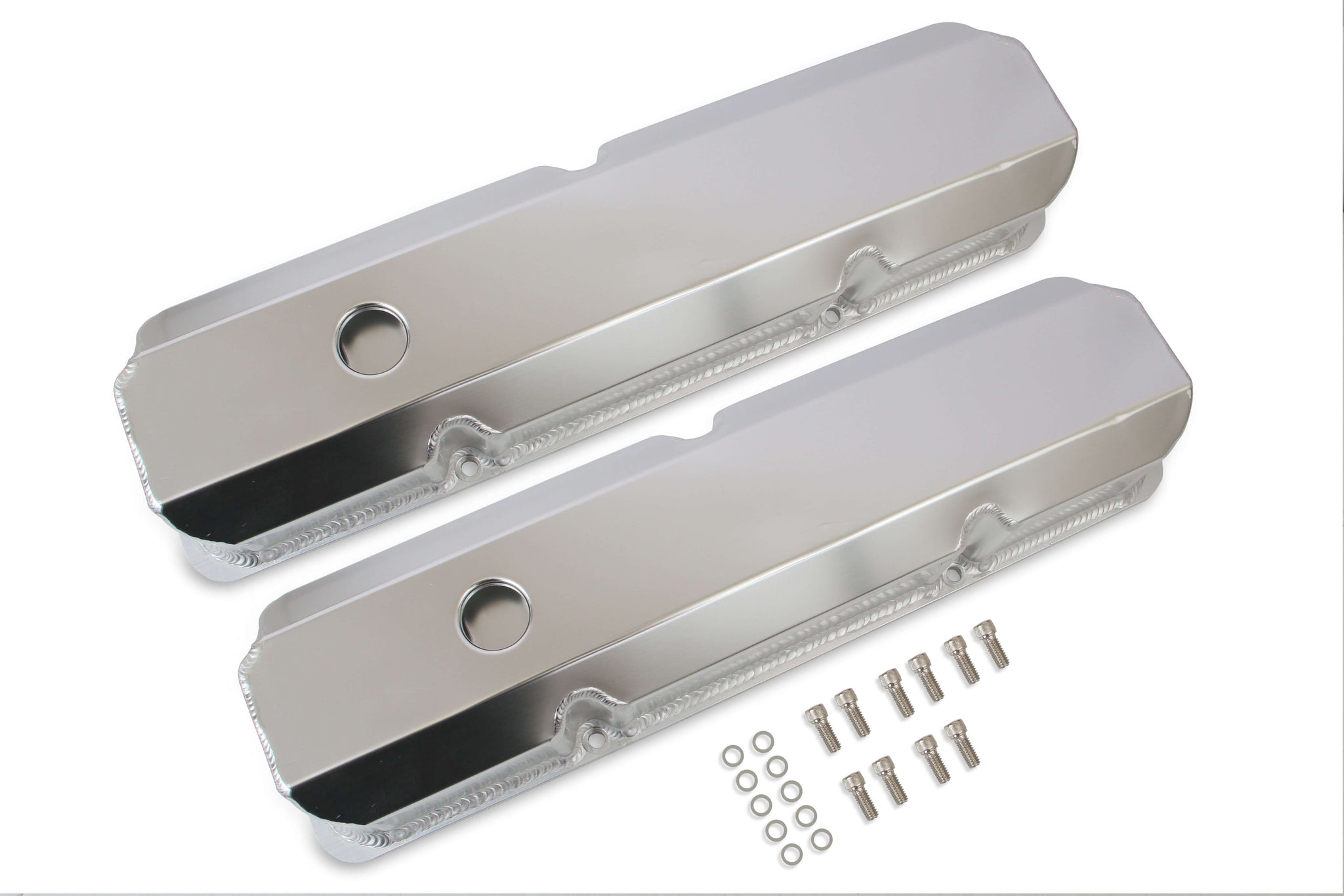 MR. GASKET 6872G FABRICATED ALUMINUM VALVE COVERS