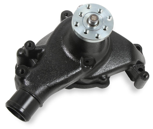 Mr Gasket 7012BG Water Pump - Long Style Chevy Small Block 69-96 Black Cast Iron