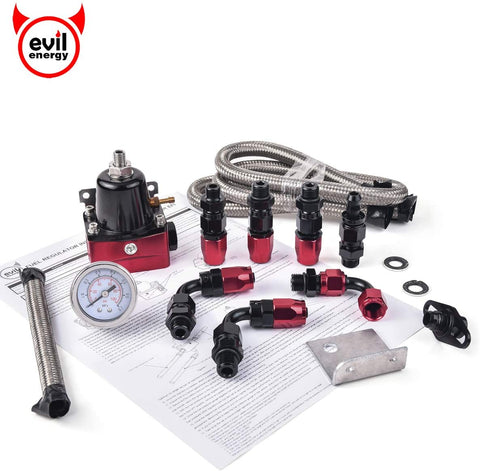 EVIL ENERGY 5602  30-70psi Adjustable Fuel Pressure Regulator Kit