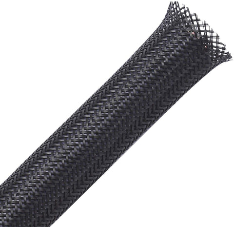 Alex Tech Flexible PET expandable braided sleeve, braided cable 3/8 X 100 Ft