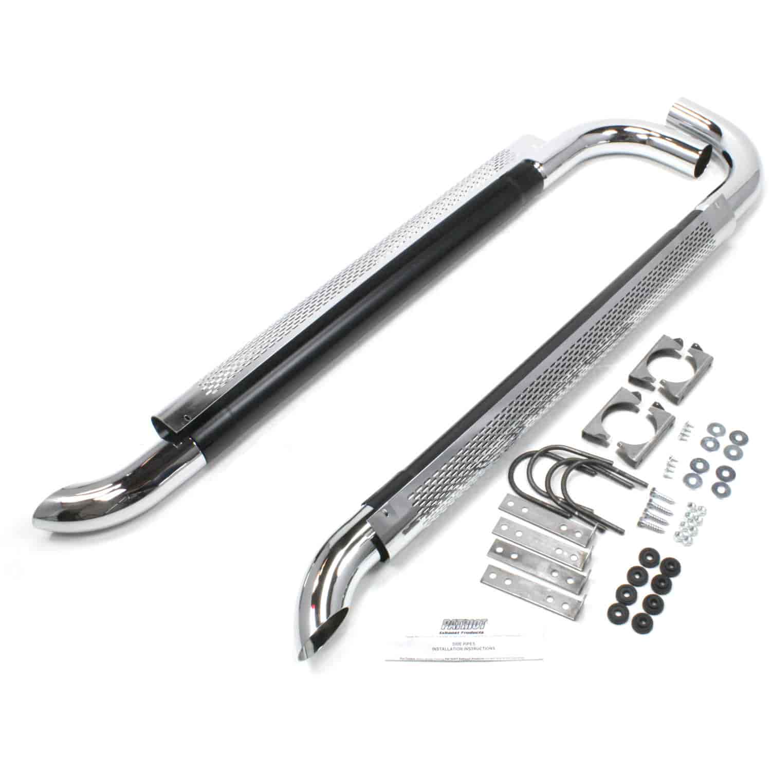 Patriot Exhaust H1080 Shielded Side Pipe Length 80"