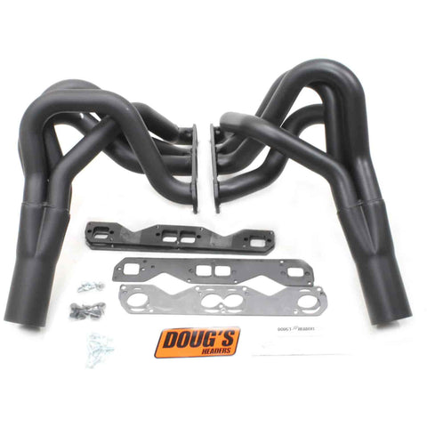 Doug's D365-B Black Hi-Temp Coated Headers 1962-1967 Chevy II/Nova Small Block 265-400 Fenderwell Exit