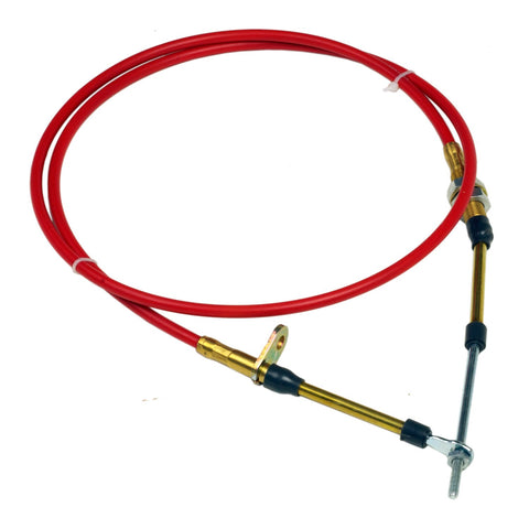 B&M PERFORMANCE SHIFTER CABLE - 4-FOOT LENGTH - RED