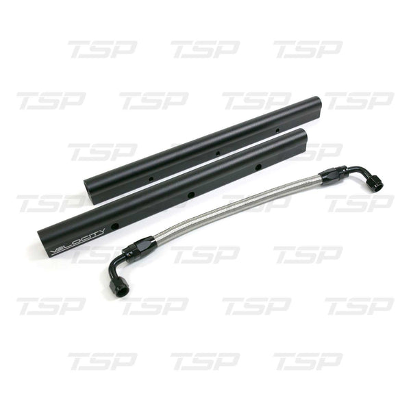 TSP 81008BK Velocity LS1/LS2/LS6 Billet Aluminum High Performance Fuel Rail Kit