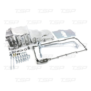 TSP 81073P POLISHED LS ALUMINUM REAR SUMP LOW-PROFILE RETRO-FIT OIL PAN