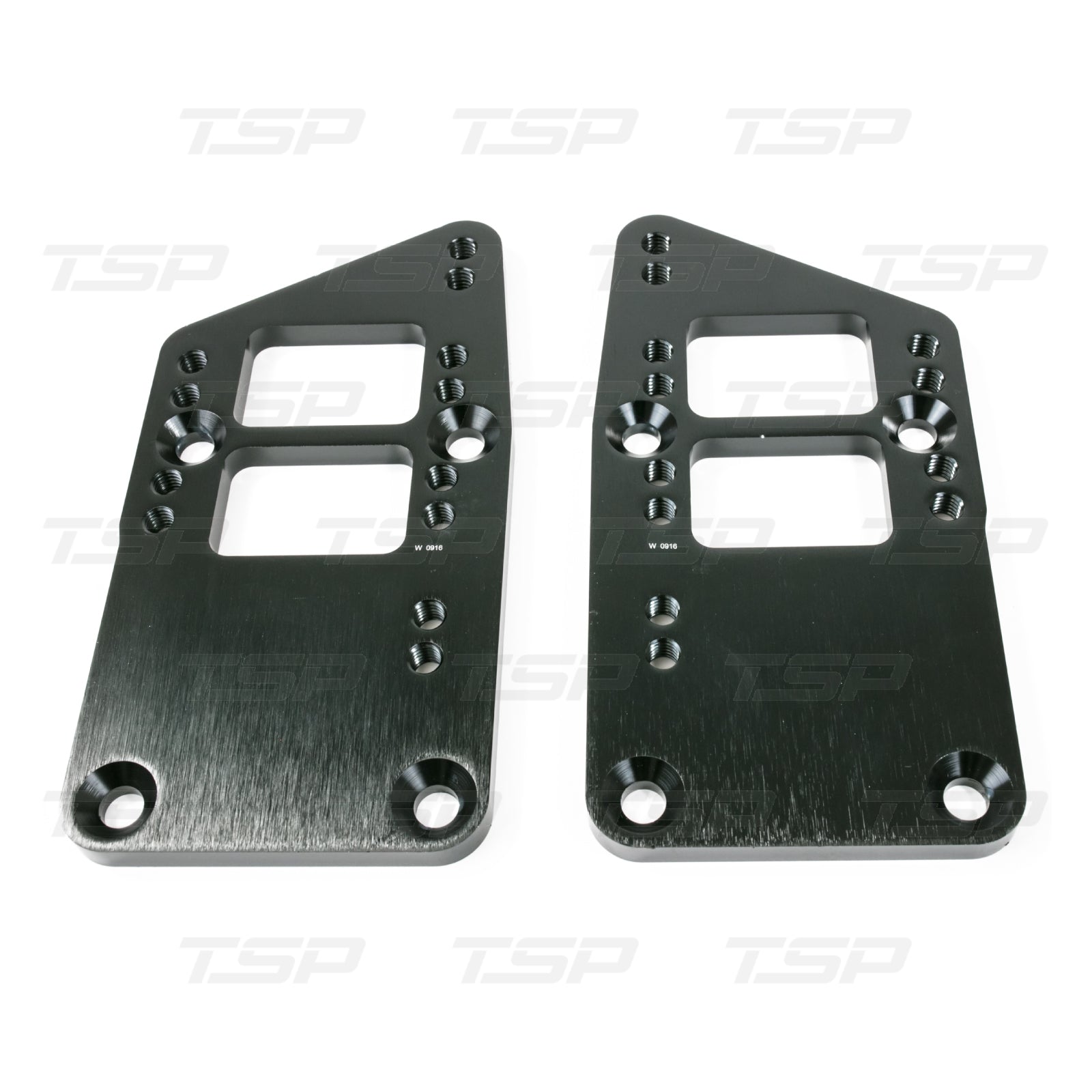 TSP 81100BK GM LS TO SMALL BLOCK/BIG BLOCK CHEVY MOTOR MOUNT ADAPTER PLATES BLACK