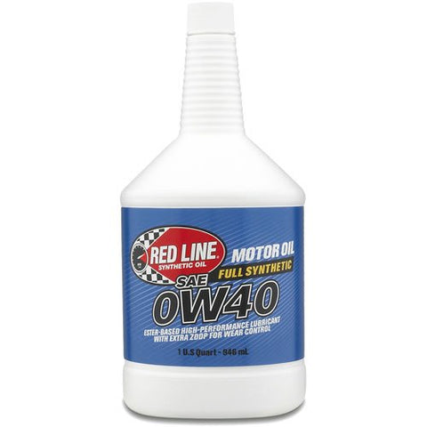 Red Line Oil Synthetic Motor Oil 0W40