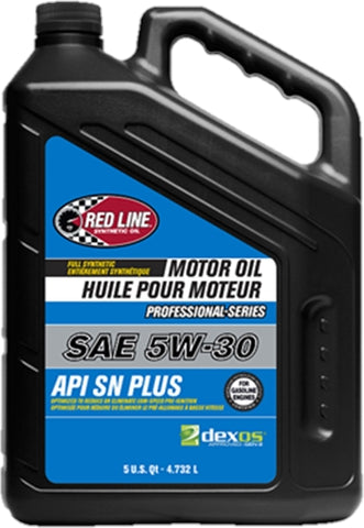 Red Line Oil Professional Series Full Synthetic Dexos Approved Motor Oil 5W-30