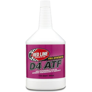 Red Line Oil Automatic Transmission Fluid D4 ATF 1 Quart