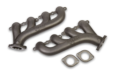 HOOKER 8501HKR BLACKHEART LS SWAP EXHAUST MANIFOLDS - NATURAL CAST FINISH